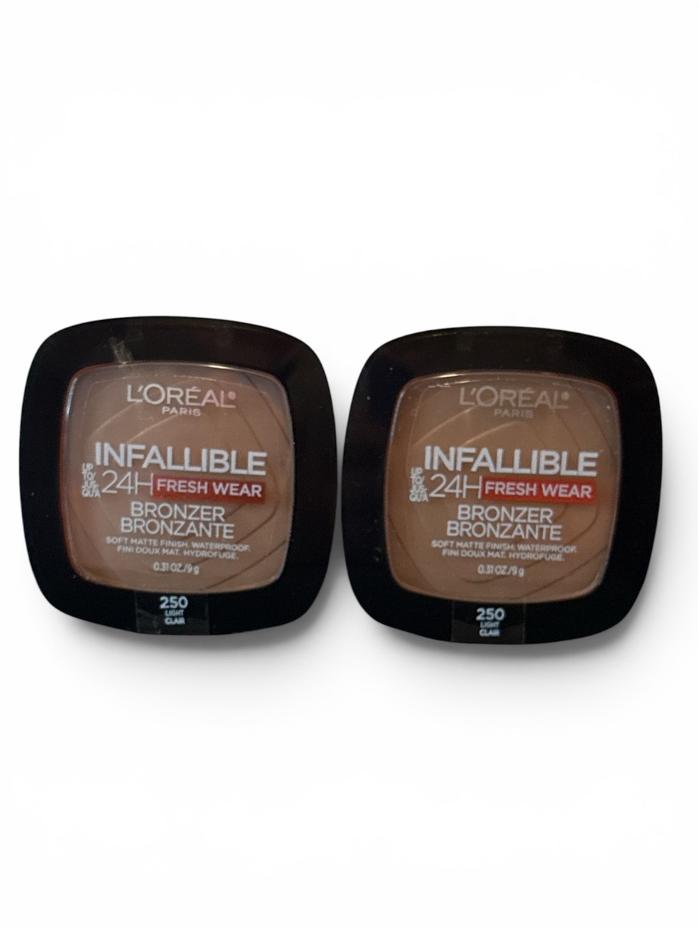 Bubdle of 2 L’Oréal Infallible 24H Fresh Wear Bronzer